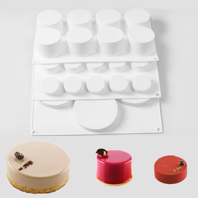 Soap Making Material - Cylindrical French Mousse Cake Mold Silicone
