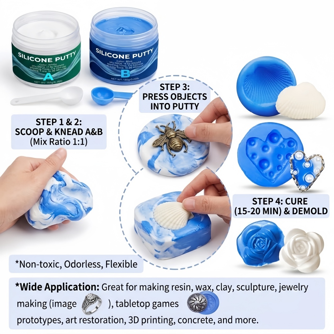 Silicone Putty Mold Making Sup - Soap Making Items 评论和价格