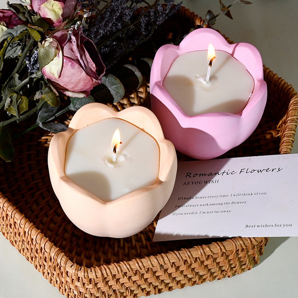 Tulip Candle Holder Silicone M - Soap Making Items 评论和价格