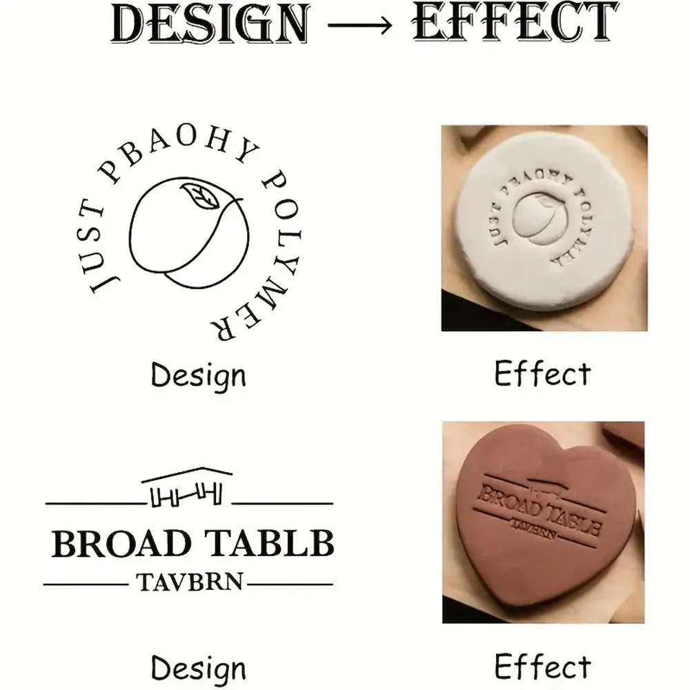 Custom Clay Stamp for Pottery  - Soap Stamp Custom 评论和价格