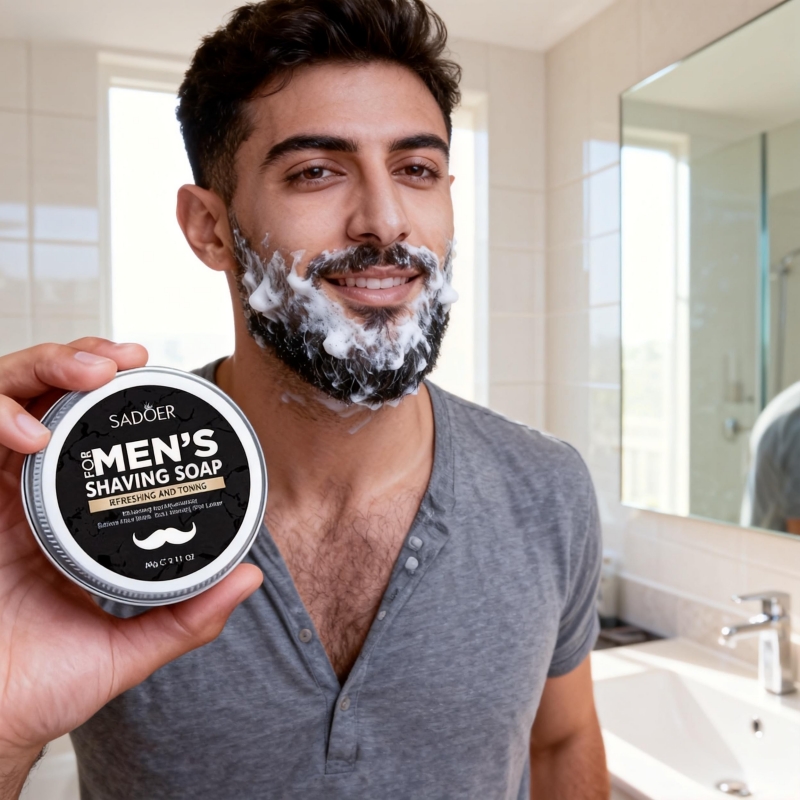 60g Men's Shaving Soap Contain - Soap Making Oils 评论和价格