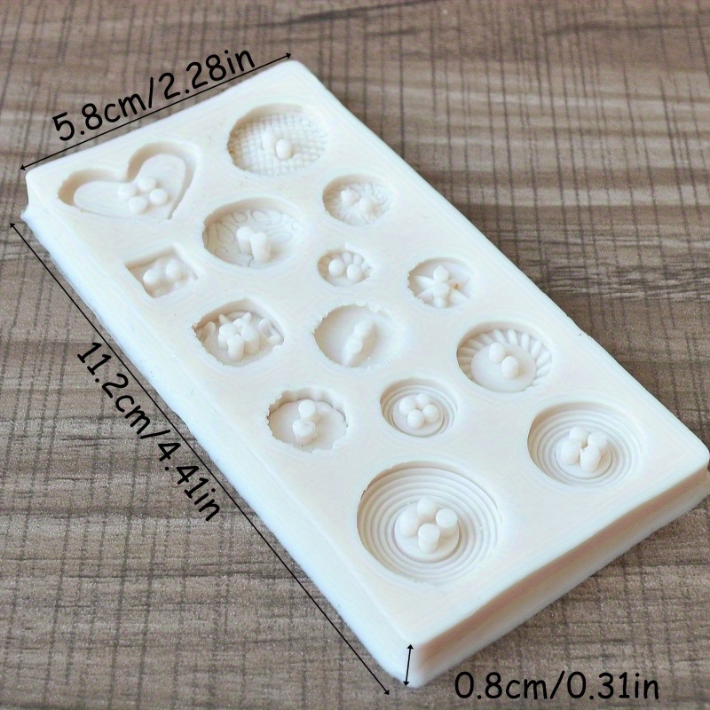 Buttons Shape Silicone Mold Si - Melt Pour Soap Base 评论和价格