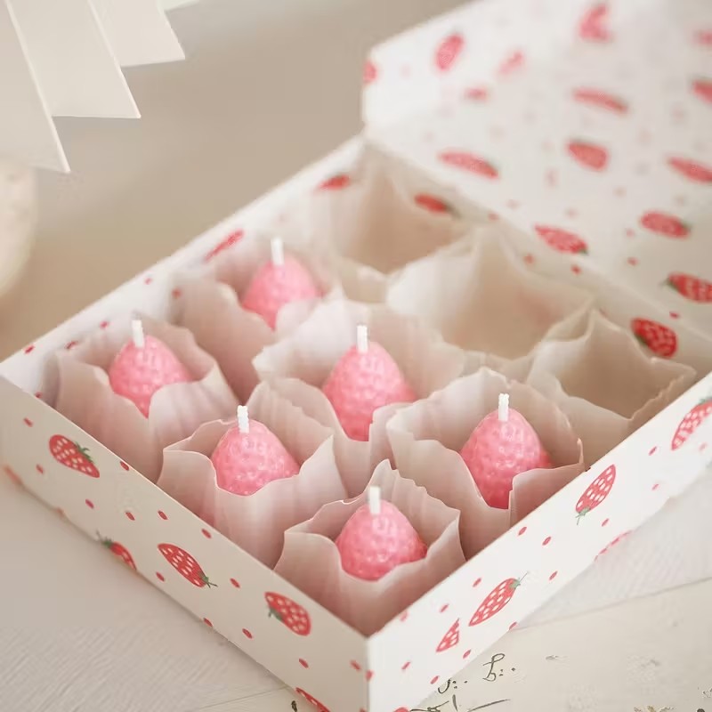 Strawberry Silicone Candle Mol - Soap Making Material 评论和价格