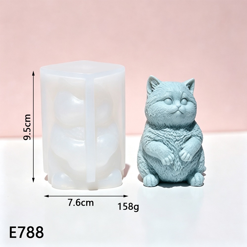 3D Fat Cat Aromatherapy Candle - Soap Making Animal Fat 评论和价格