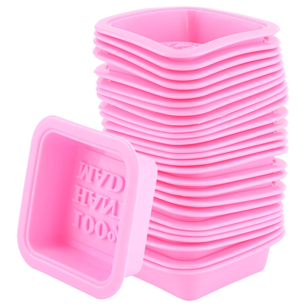 25PCS Reusable Silicone Silico - Soap Making Bar 评论和价格