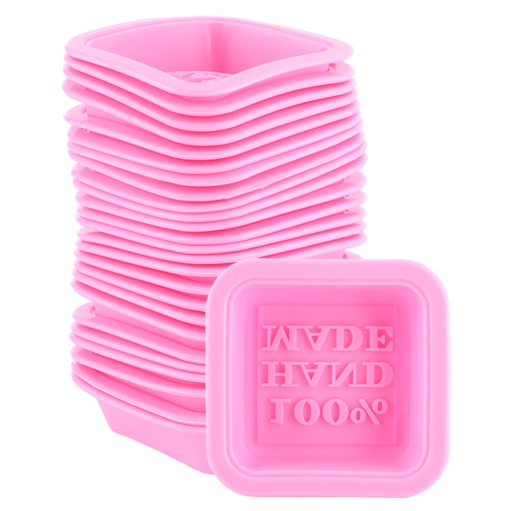 25PCS Reusable Silicone Silico - Soap Making Bar 评论和价格