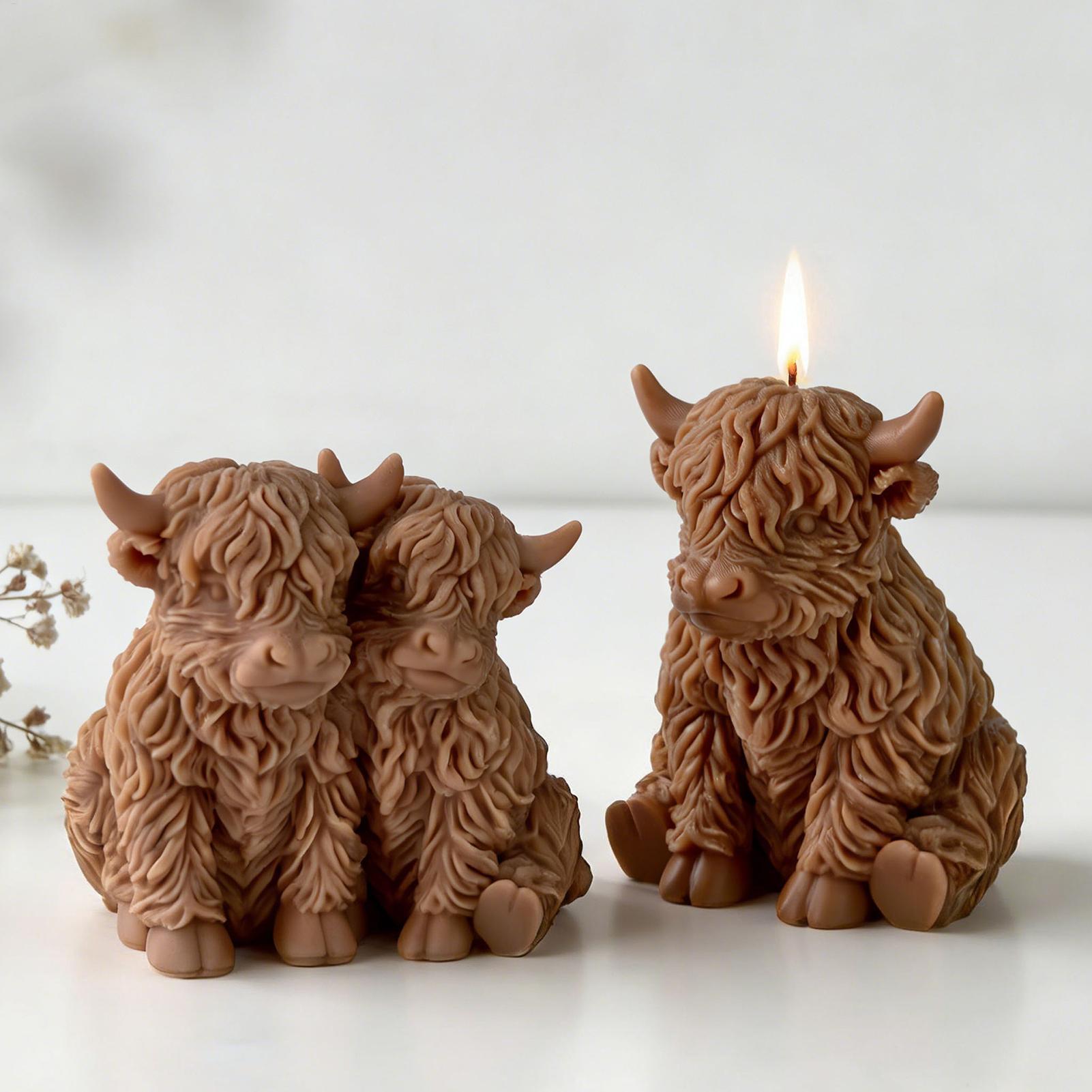 Highland Cow Silicone Mold Reu - Soap Making Items 评论和价格