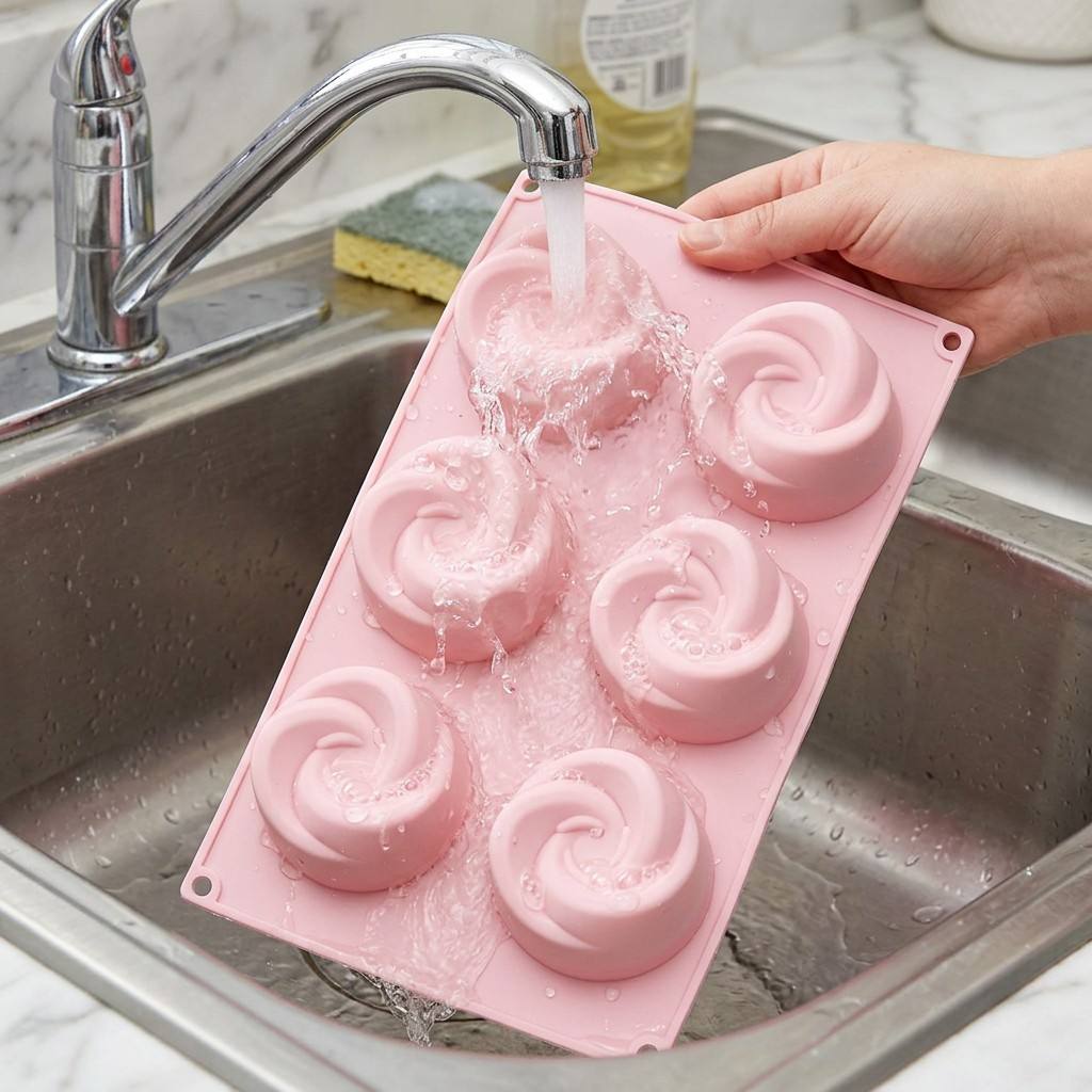 Food Grade 6-Cavity Rose Flowe - Soap Making Material 评论和价格