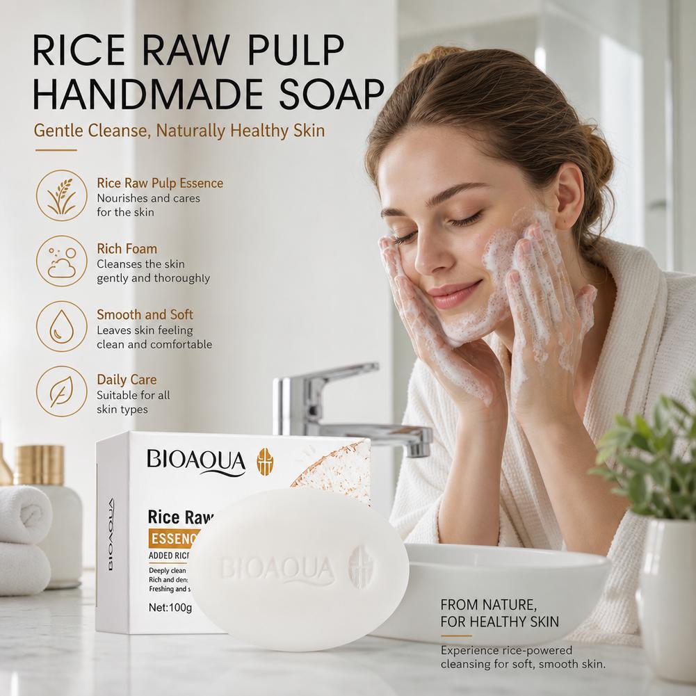 BIOAQUA White Rice Raw Pulp Fa - Soap Making Oils 评论和价格