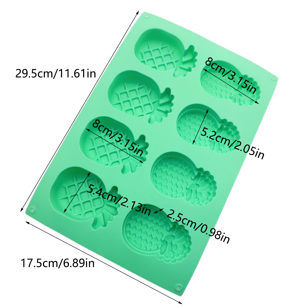 Pineapple Shape Silicone Cake  - Soap Making Material 评论和价格