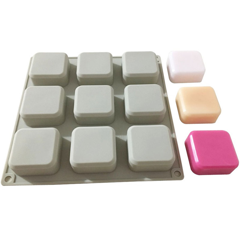 1 PCS Silicone Soap Molds 9 Ca - Soap Making Items 评论和价格
