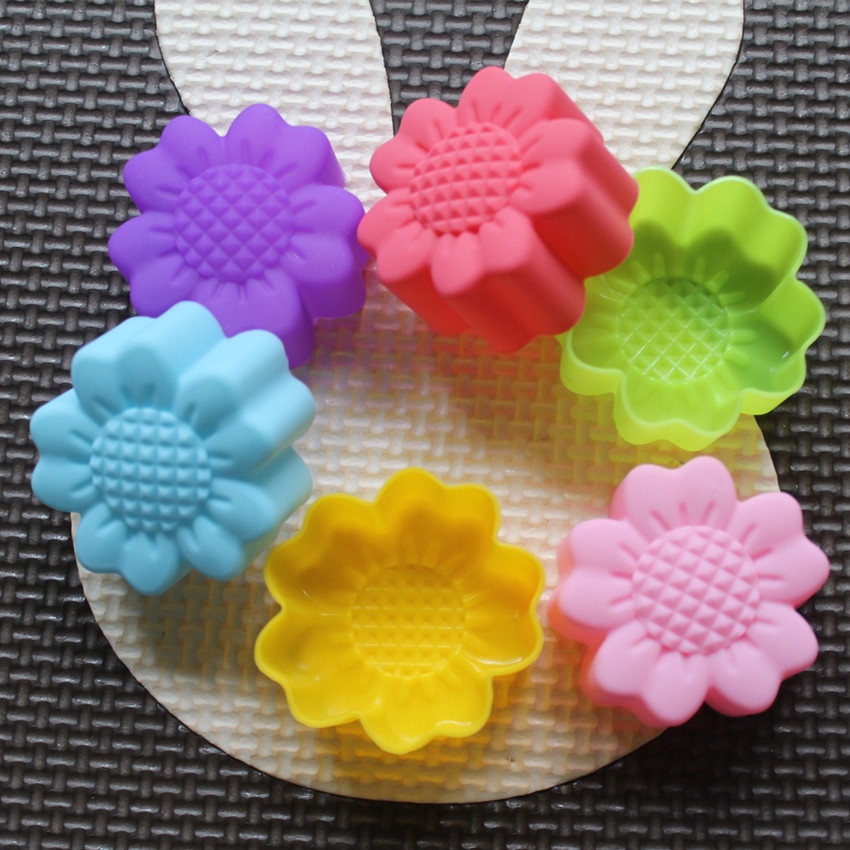 6 Pcs Set Non-Stick Flower Des - Soap Making Material 评论和价格