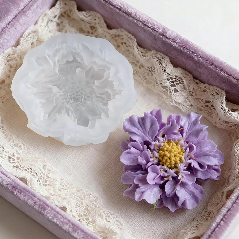 1 Dreamy Blue Potted Flower Si - Soap Making Material 评论和价格