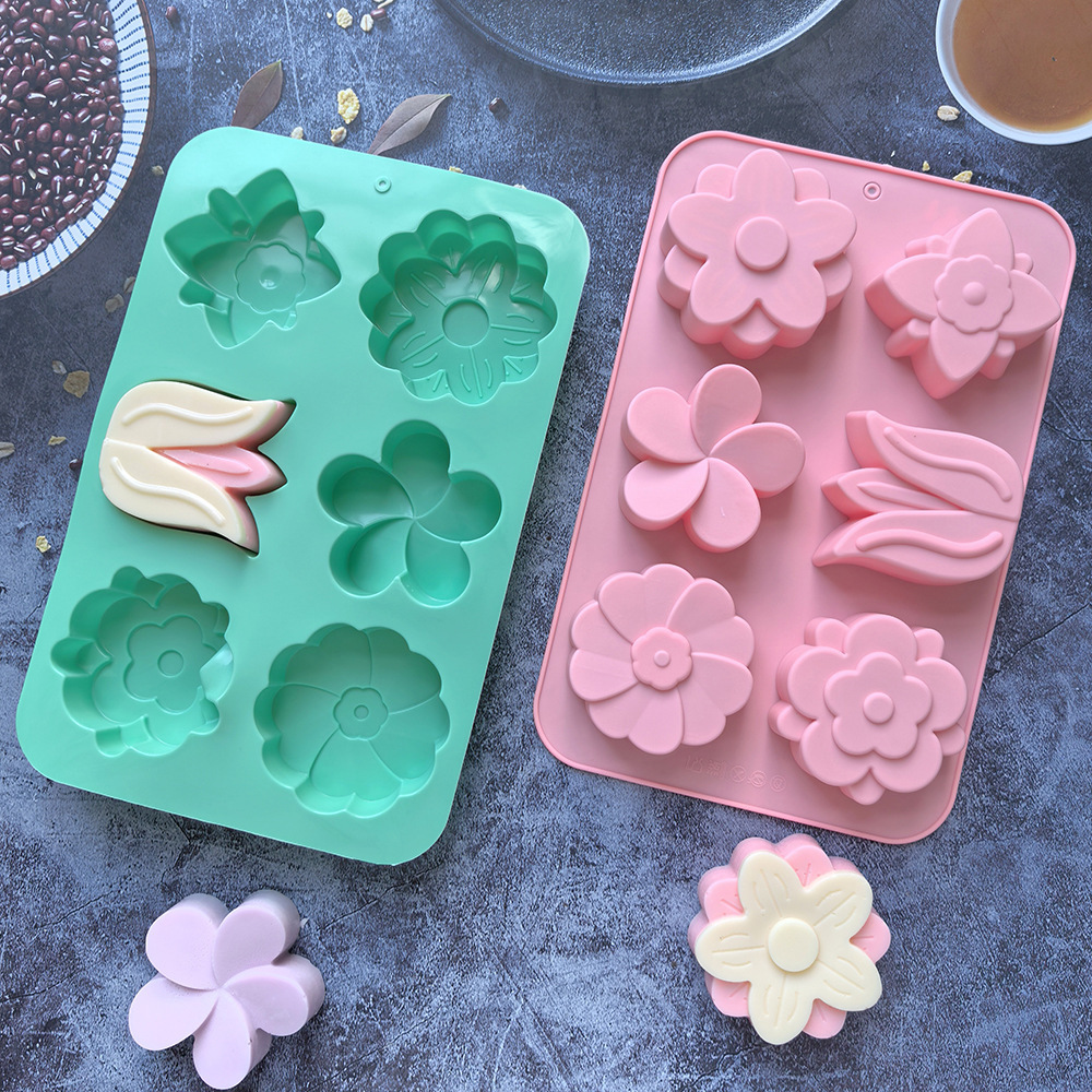 kinds Flower Silicone Molds Di - Soap Making Items 评论和价格