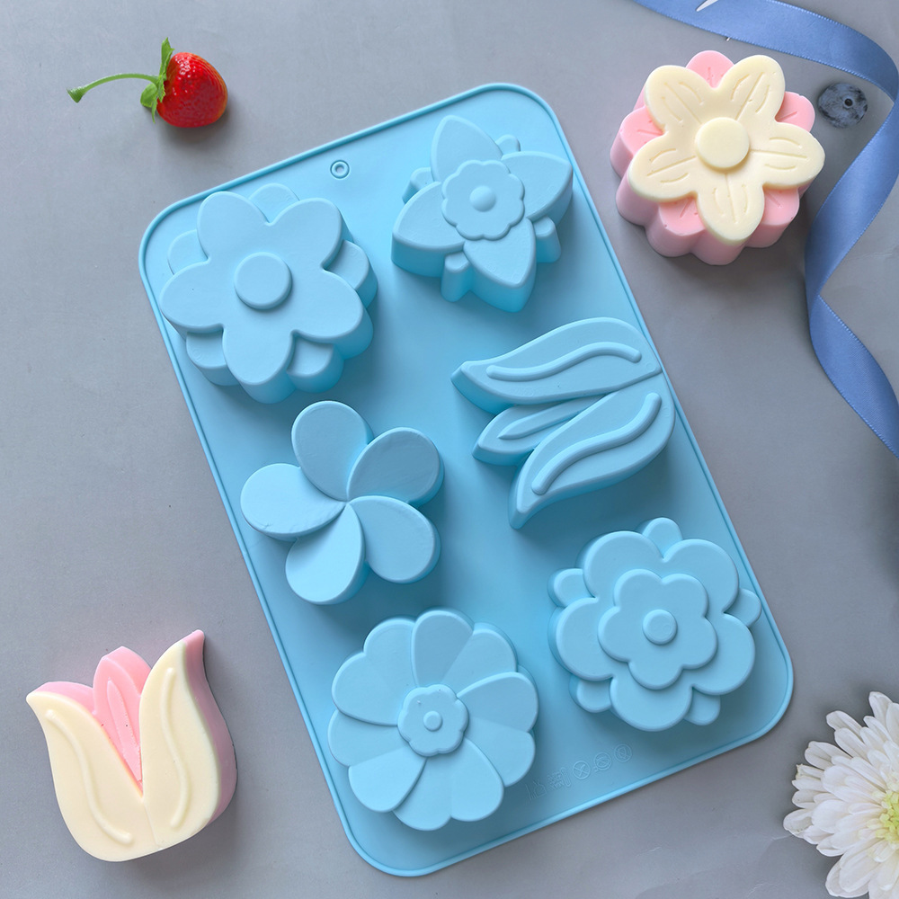 kinds Flower Silicone Molds Di - Soap Making Items 评论和价格