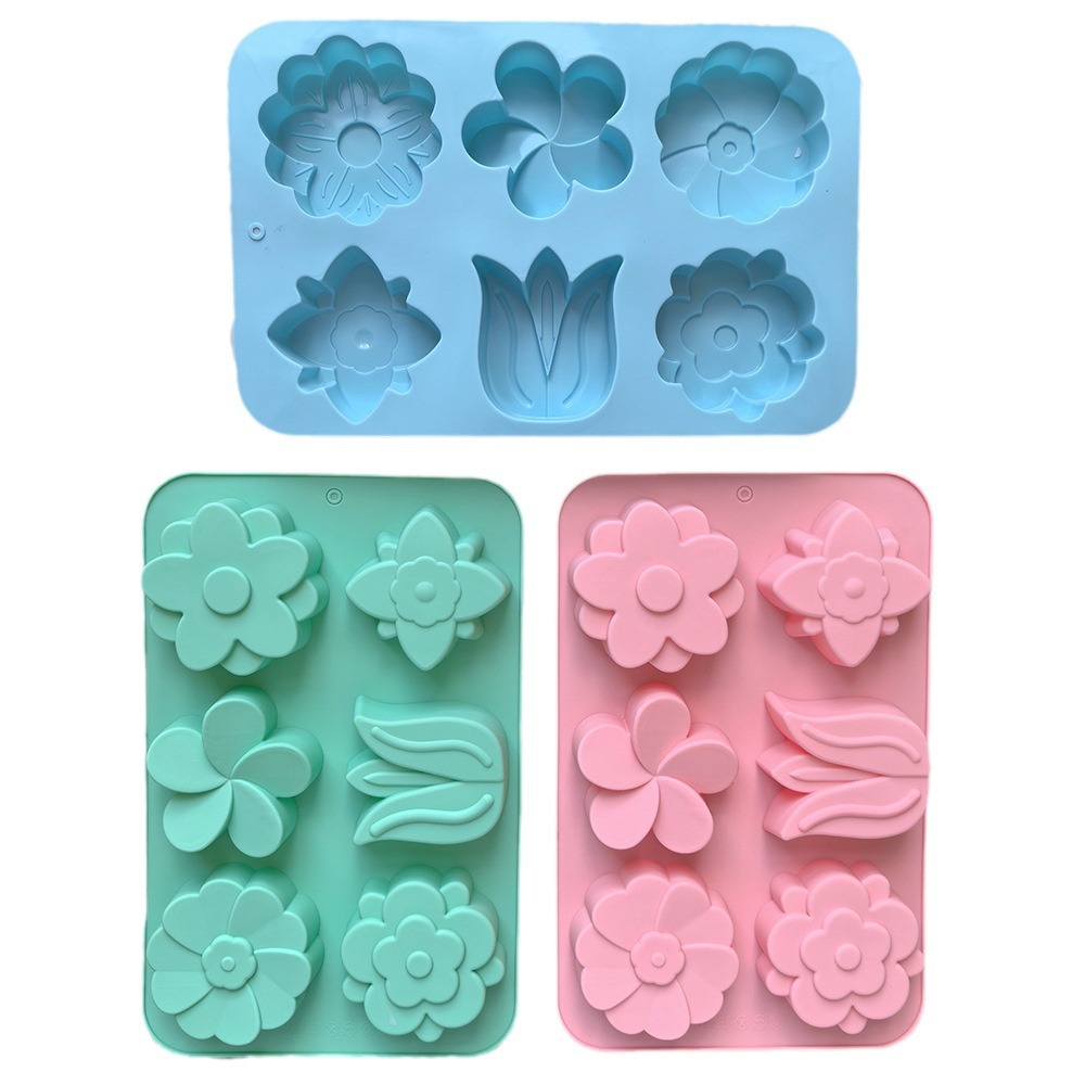 kinds Flower Silicone Molds Di - Soap Making Items 评论和价格