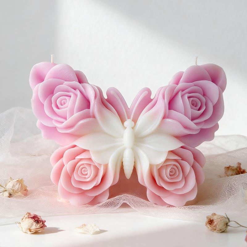 DIY Rose Butterfly Form Silico - Soap Making Material 评论和价格