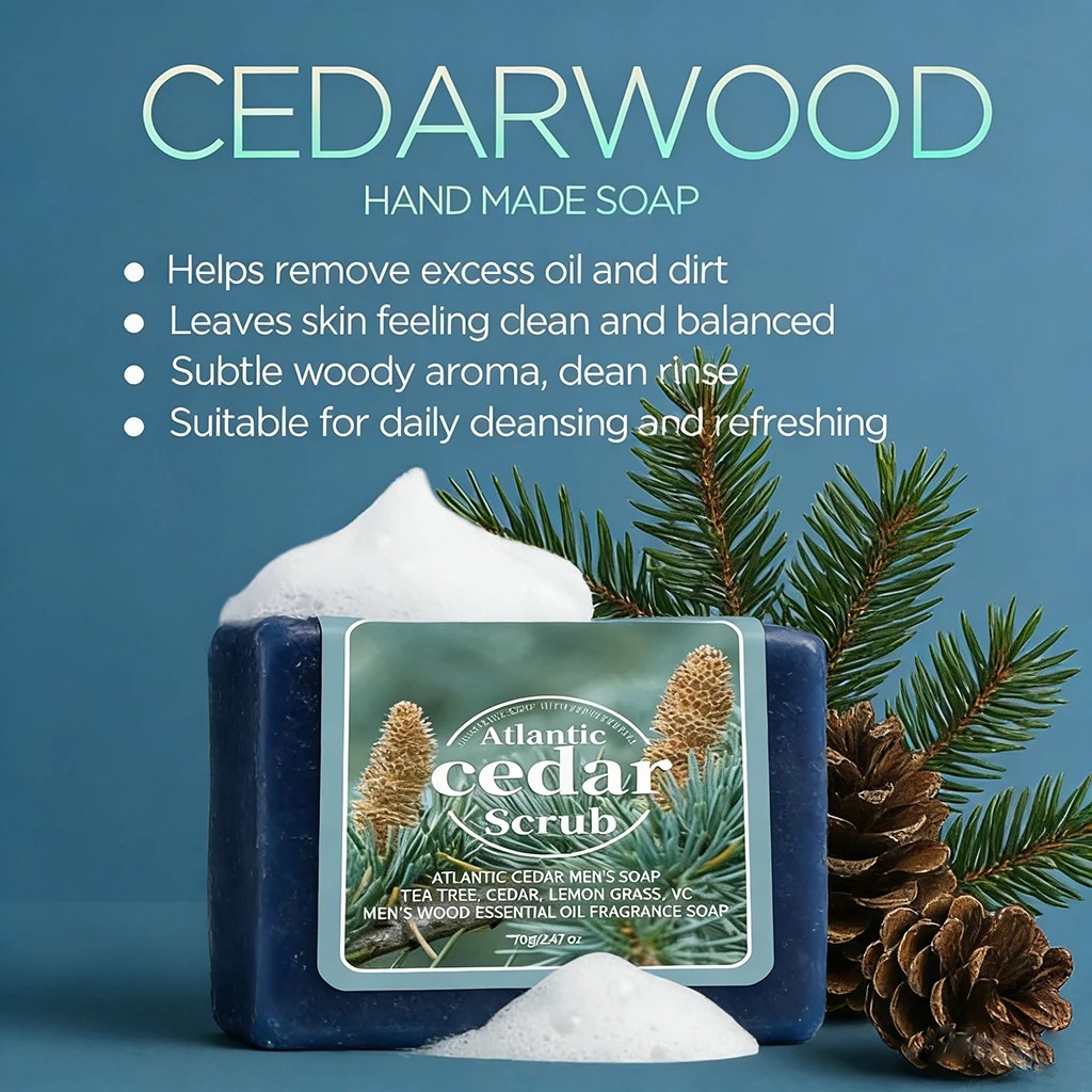 Men's Cedar Essential Oil Soap - Soap Making Oils 评论和价格
