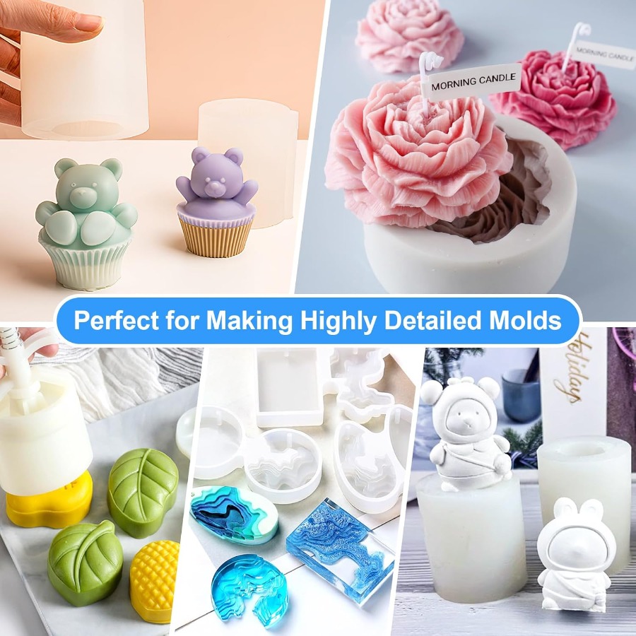 Silicone Mold Making Kit, 38.8 - Soap Making Material 评论和价格